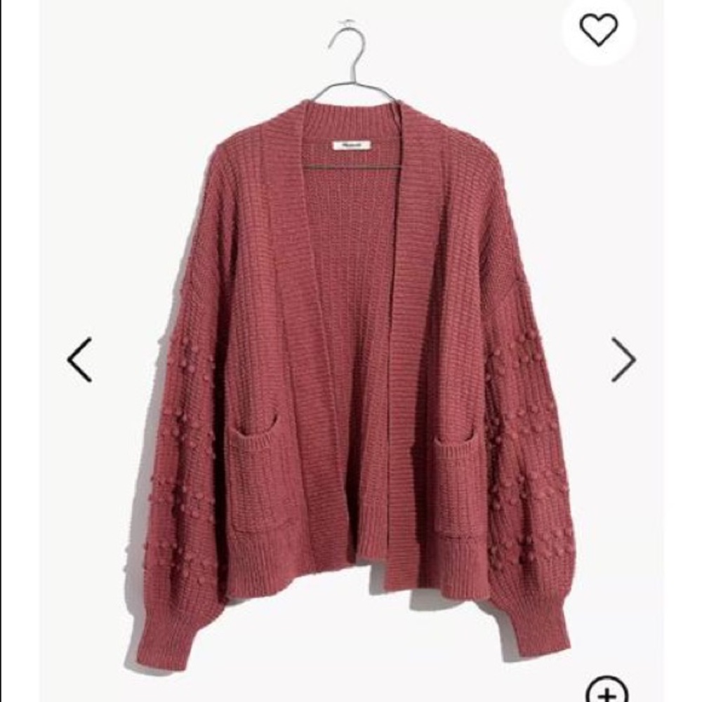 Madewell Bobble Cardigan Sweater